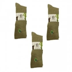 3'lü North Haki Bamboo Çorap