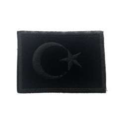 Siyah Dikdörtgen Bayrak Peç