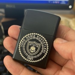 Deniz Kuvvetleri Logolu Zippo Çakmak