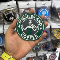 Missiles and Coffee Pvc Peç